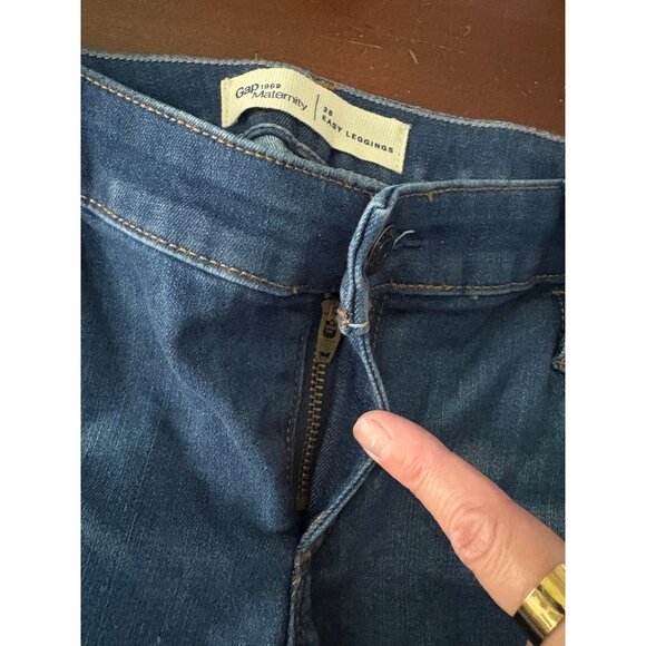 GAP Denim NWT Maternity Easy Legging Side Insert Jean Jeggings Size 28 or US 6 - Picture 6 of 11